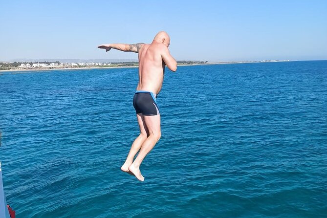 2.5 hour Glass Bottom Boat Trip, Snorkeling, Sliding and Fun - What this Paphos boat trip is really like
