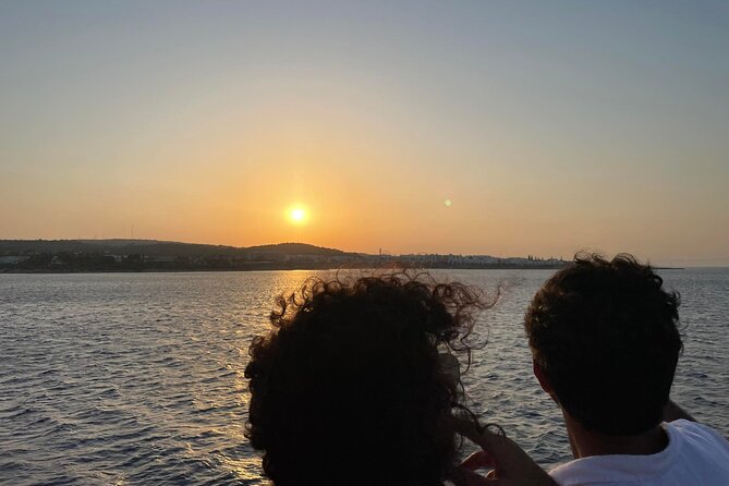 3-Hour Sunset Cruise from Protaras with Fruit & Champagne - Green Bay, underwater statues, and calm water