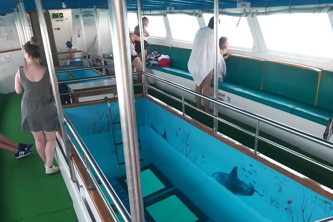 90-Minutes Glass Bottom Trip With Quick Dip - Boat facilities that make a short trip easier