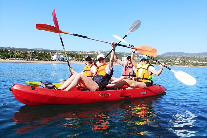 Aphrodite Kayak Experience with Guide and Free photos included - The guide and the safety approach