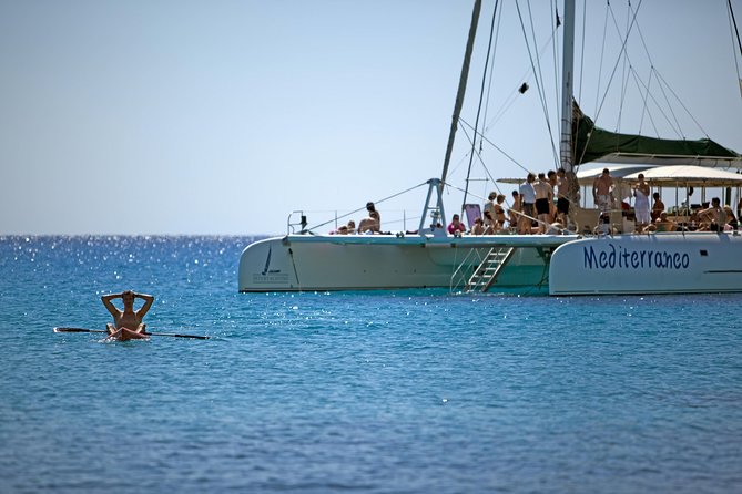 Aqua Catamaran Cruise from Protaras - Green Bay Beach and the first water stop