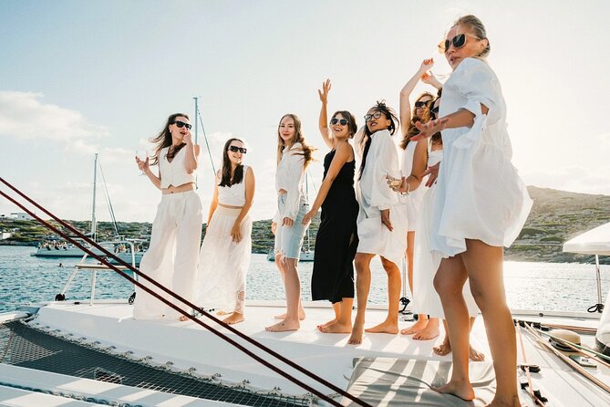 Ayia Napa: Sunset Catamaran Cruise with Lunch & Open Bar - What the crew and boat provide
