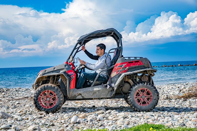 Beach & Off road Buggy Safari in Paphos - Arriving at Poseidonos Avenue