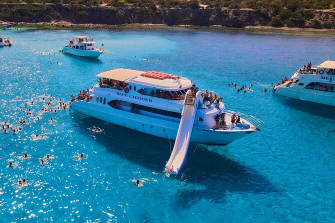 Blue Lagoon (Akamas) Bus & Boat Tour with Water Slide From Paphos - Passing the Baths of Aphrodite