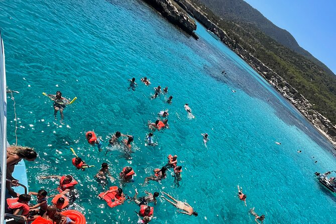 Blue Lagoon cruise: giant slide, music & Paphos hotel transfers - One hour at the Blue Lagoon