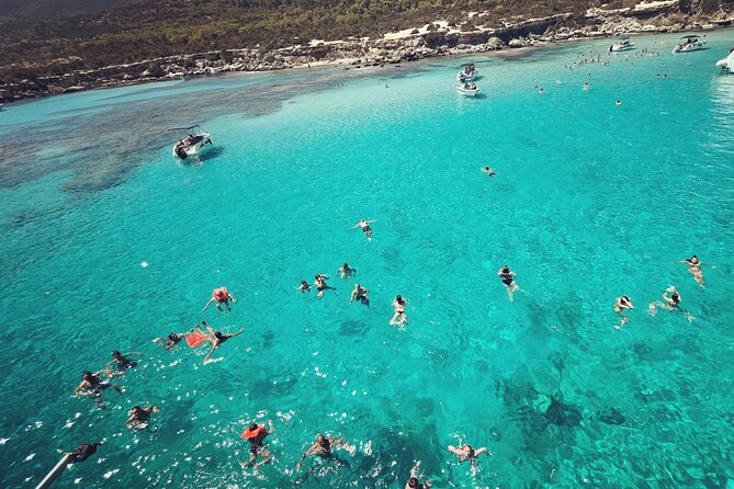 Blue Lagoon cruise: giant slide, music & Paphos hotel transfers - Setting off from Latchi Harbor