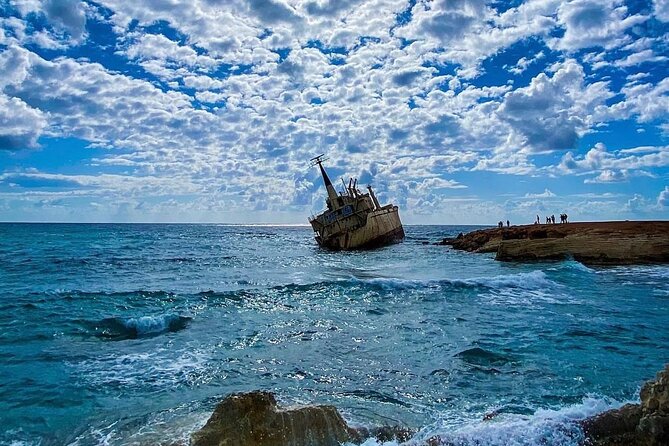 Blue Lagoon Latchi Pafos, boat trip with water slide F/D - The Baths of Aphrodite and the Akamas Peninsula