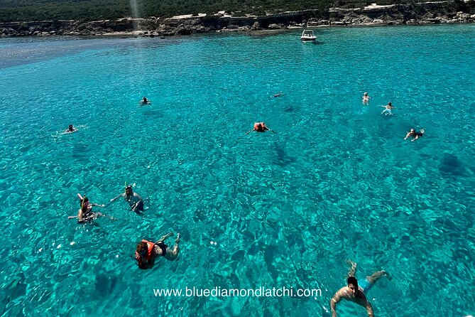 Blue Lagoon trip with slide & music departing from Latchi harbour - Setting out from Latchi fishing harbour
