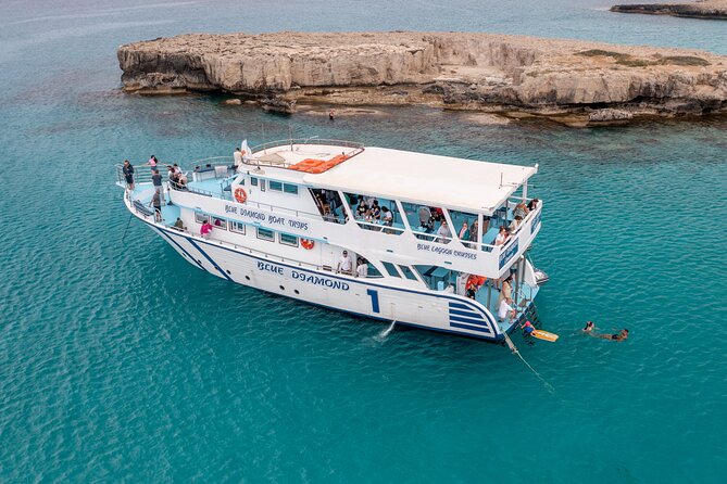 Blue Lagoon trip with slide & music departing from Latchi harbour - Sea conditions can change the whole trip