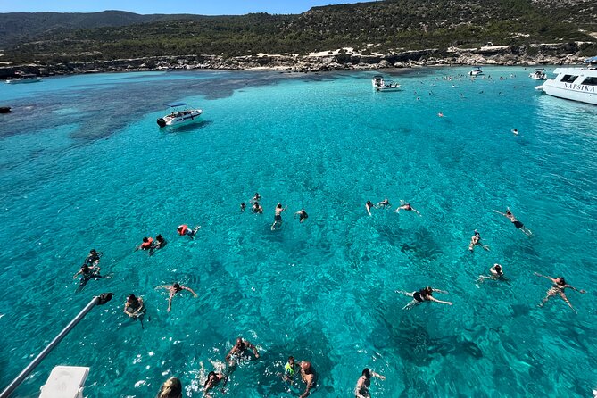 Blue Lagoon trip with slide & music departing from Latchi harbour - Who will enjoy this cruise most?