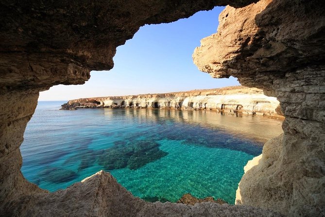The sea arch at Cape Greco on the south-east coast of Cyprus