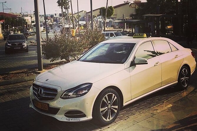 Cyprus Larnaca Airport Private Transfers to Ayia Napa 1-3 Passengers - The return ride needs its own arrangement