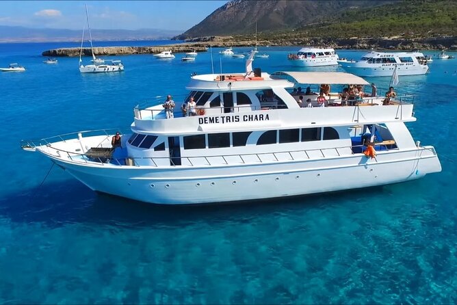 Demetris Chara Boat/Blue Lagoon boat trips with BBQ and SLIDE - Key points to know before booking