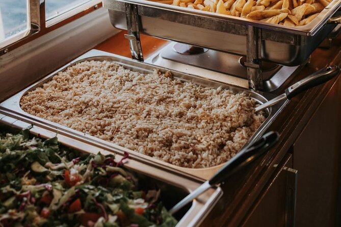 DREAM - Luxury Yacht - HUGE SLIDE - BBQ meal - 1 free drink - A BBQ lunch with plenty on the table