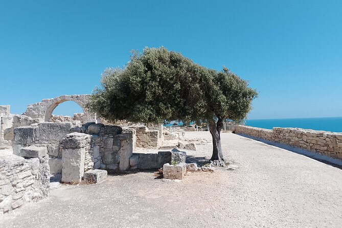 From Limassol, Aphrodite Rocks and Kourion Archeological Side - A hilltop viewpoint with wine and Cyprus delight