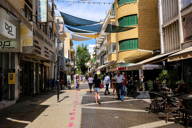 From Paphos to Divided Nicosia (North Cyprus walk in) and Larnaca - Two hours for lunch and independent walking