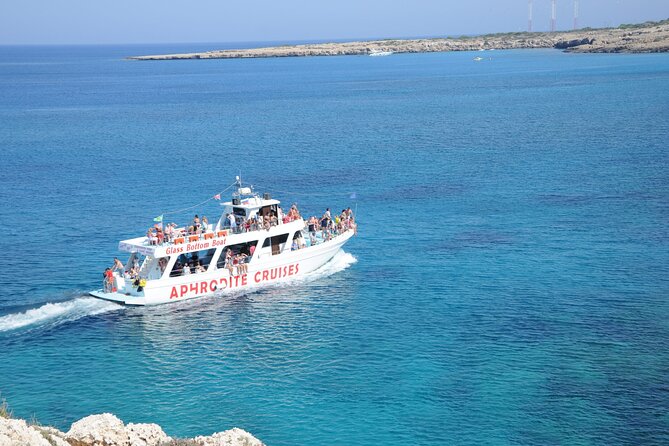 From Protaras: Turtle Cove & Blue Lagoon Cruise - Fig Tree Bay, Green Bay, and Protaras from the water