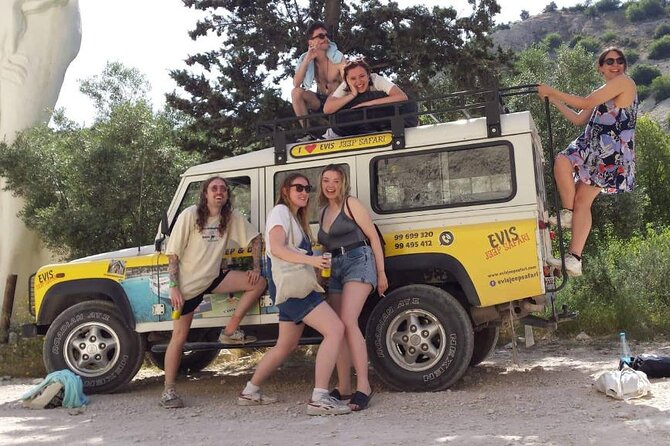 Full Day Tour in Akamas Adonis Waterfalls and Blue Lagoon - Reaching the Blue Lagoon by jeep