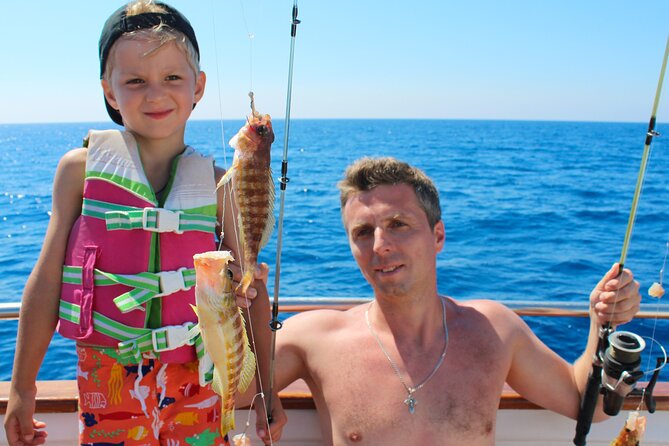 Fun Fishing & Relaxing Cruise at Larnaca Bay - Swimming near the Zenobia wreck site