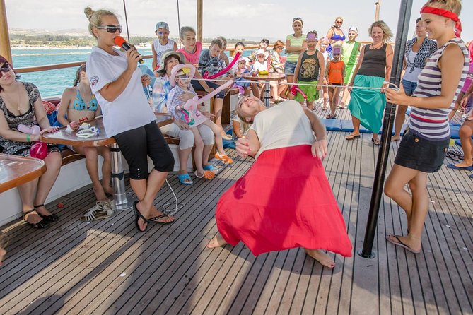 Jolly Roger Boat Cruise from Paphos - The Bay Swimming Stop and Snorkelling Question