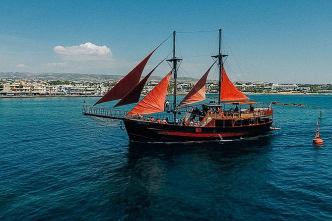 Jolly Roger Pirate Cruise from Paphos - Walking the plank and swimming at Riccos Bay