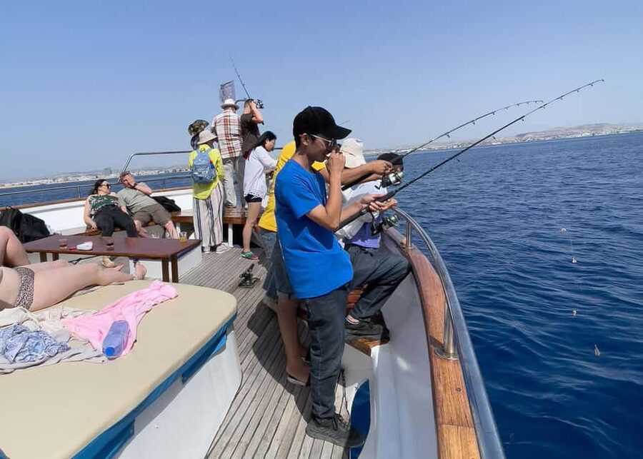 Larnaca: Glass-Bottom Boat Cruise with Fishing and BBQ Lunch - Key points to know before you book