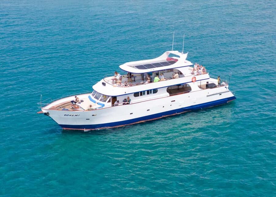 Larnaca: Glass-Bottom Boat Cruise with Fishing and BBQ Lunch - Leaving Larnaca Marina for the bay