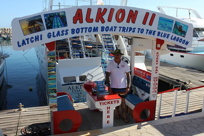 Latchi to Blue Lagoon Glass Bottom+slide Boat Tour - What you see from the glass-bottom boat