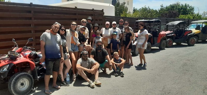 Paphos: Buggy Tour Akamas incl and Adonis Falls - Sea Caves and the first photo stops