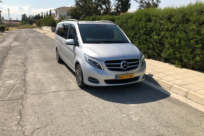 Private Transfer from Larnaca Airport to Coral Bay in Minivan in 7 seater Taxi - Key points at a glance