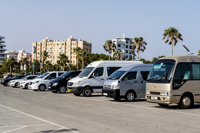 Private Transfer: Larnaca Airport to Larnaca District 1-14 pax - A private vehicle, not always a private car