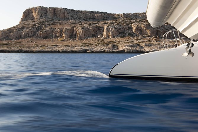 Relaxing Adults-only Blue Lagoon Catamaran Trip from Protaras - Konnos Bay: the best lunchtime pause