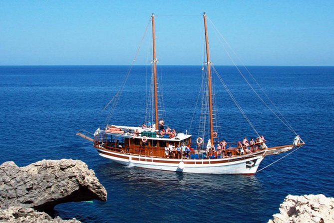San Antonio Ruby Sunset Cruise from Protaras - Green Bay and the first hour along the coast