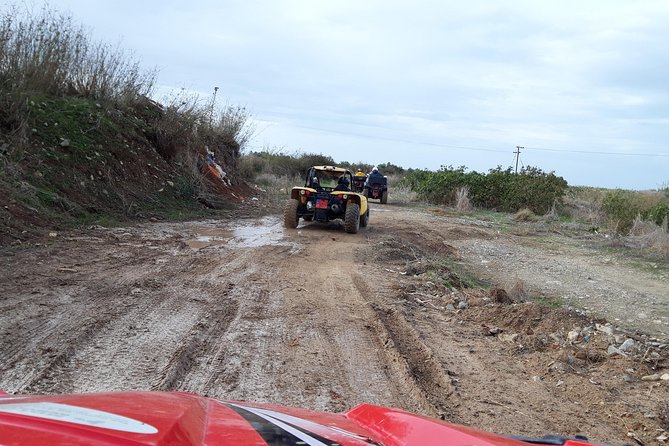 Self drive Buggy Safari at Aphrodite's Rock in Paphos - Tracks toward Mandria and Paphos airport