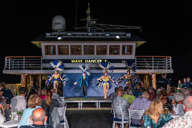 Stardust Variety Show Evening Cruise in Yeroskipou Bay - Yeroskipou Bay at sunset