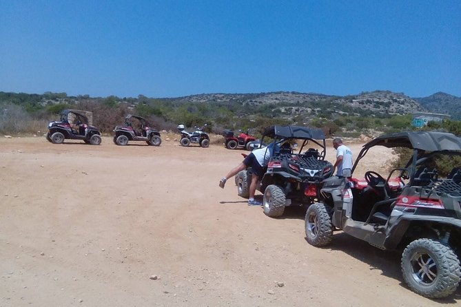 Value for money Quad & Buggy Tour to Lara Bay and Adonis Falls - Sea Caves: a 40-minute coastal photo stop
