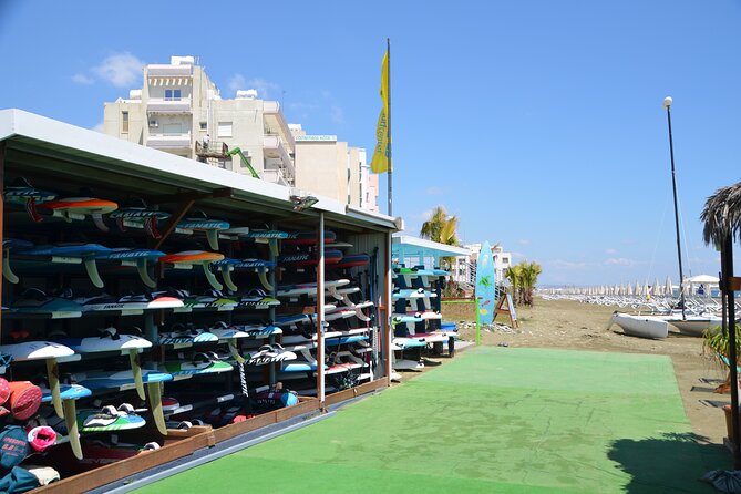 Windsurfing Lesson in Cyprus - Sailing and turning are the real test