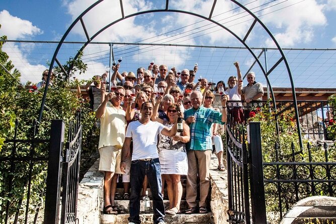 Wine Tasting and Winery Tour in Lemona Village, Paphos - Seven Cypriot wines on the terrace