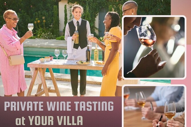 wine tasting at your villa - Key points to know before booking