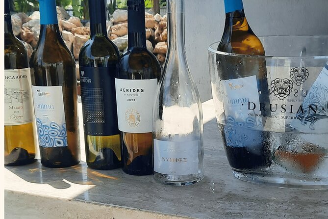 wine tasting at your villa - The welcome and professional set-up