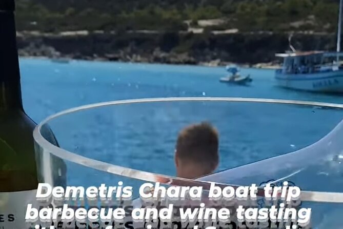 Wine tasting on-board the Demetris Chara BBQboat BlueLagoon tours - A wine host who makes the tasting personal